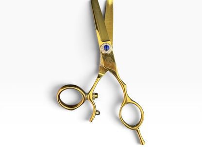 KIN NAGI – Premium Gold Swivel Hairdressing Scissors Set